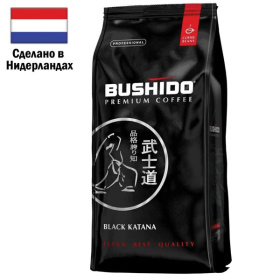 Кофе в зернах BUSHIDO Black Katana, натуральный, 1000 г, 100% арабика
