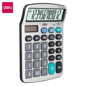 Калькулятор Настольный Deli Core EM19810 12 разрядный, серый
