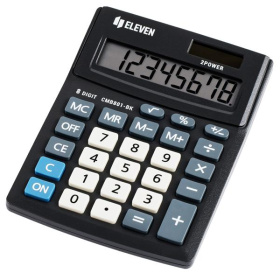 Калькулятор настольный Eleven Business Line CMB801-BK 8 разрядный, 102*137*31 мм, черный