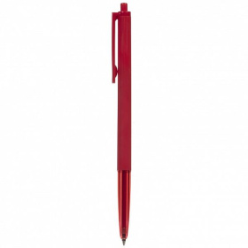 Ручка шариковая автоматическая Hatber Slim, красная, 0.5 мм., чернила на масл.основе soft ink
