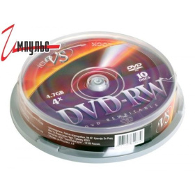 Компакт диск DVD-RW VS 10 шт.на шпинделе