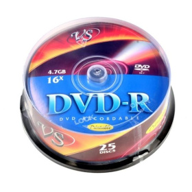 Компакт диск DVD-R VS 25 шт. на шпинделе