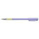 Ручка шариковая Lorex Slim Pastel Soft Grip синяя, масл.чернила 0.5 мм, прорез. корпус ассорти