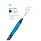 Ручка шариковая Berlingo Riteline синяя, автоматическая, 0,7мм., корпус ассорти