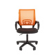 ТПТ Кресло для оператора СН-696LT, ткань-сетка/ткань: TW оранжевый/15-21 черный